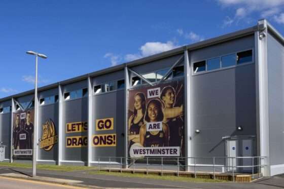 Exterior Sports hall University of Westminster